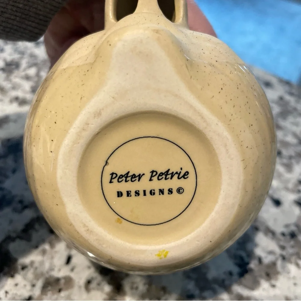 Peter Petrie “It’s Snot a Mug” Egg Separator Stoneware Pottery